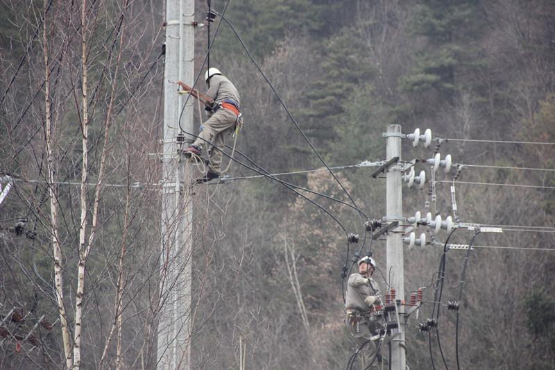 陜西地電留壩供電分公司：實(shí)施農(nóng)石線、索道線分網(wǎng)改造