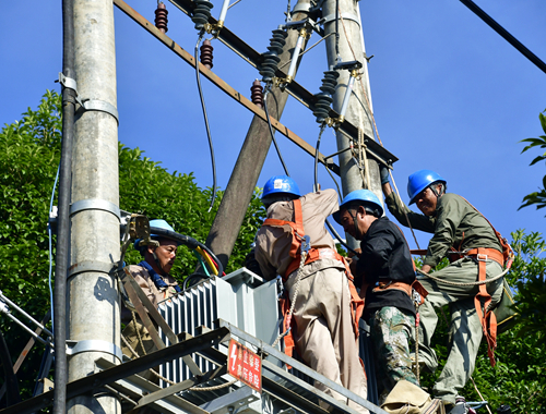 網松溪縣供電公司電網“強筋骨” 百姓夏季用電無憂