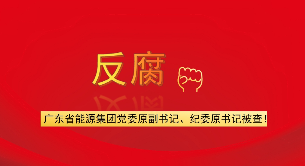 廣東省能源集團(tuán)黨委原副書記、紀(jì)委原書記被查！